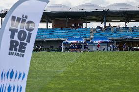 Paris 2024 - French Women Rugby 7s Team Trains With Canadian Team