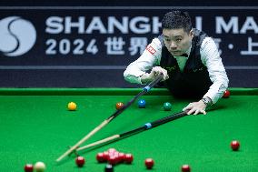 (SP)CHINA-SHANGHAI-SNOOKER-SHANGHAI MASTERS 2024 (CN)