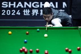 (SP)CHINA-SHANGHAI-SNOOKER-SHANGHAI MASTERS 2024 (CN)