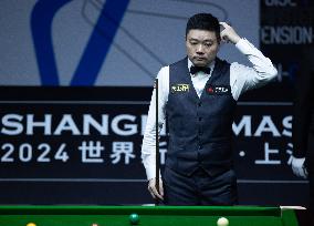 (SP)CHINA-SHANGHAI-SNOOKER-SHANGHAI MASTERS 2024 (CN)