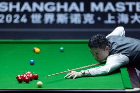 (SP)CHINA-SHANGHAI-SNOOKER-SHANGHAI MASTERS 2024 (CN)