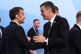 Macron Attends European Political Community Summit - UK