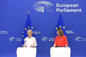 FRANCE-STRASBOURG-EUROPEAN COMMISSION-VON DER LEYEN-PRESIDENT-ELECT