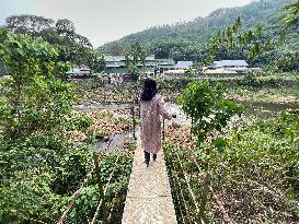 Swing Bridge Built In 1926 Spanning The Kakkattar River