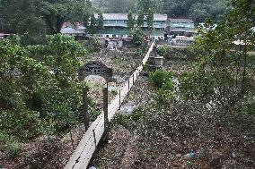 Swing Bridge Built In 1926 Spanning The Kakkattar River