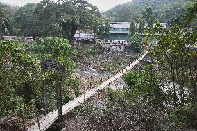 Swing Bridge Built In 1926 Spanning The Kakkattar River