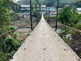 Swing Bridge Built In 1926 Spanning The Kakkattar River