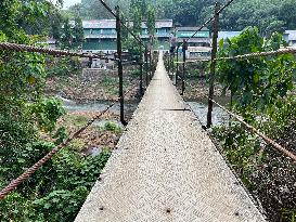 Swing Bridge Built In 1926 Spanning The Kakkattar River