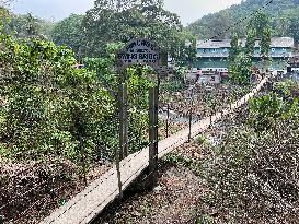 Swing Bridge Built In 1926 Spanning The Kakkattar River