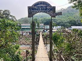 Swing Bridge Built In 1926 Spanning The Kakkattar River