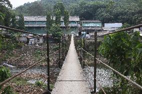 Swing Bridge Built In 1926 Spanning The Kakkattar River