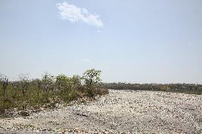 River That Has Completely Dried Up In Dehradun