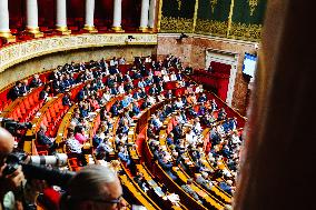 First Session At The National Assembly In Paris