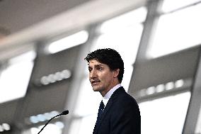 Justin Trudeau At Change Of Command Ceremony - Ottawa