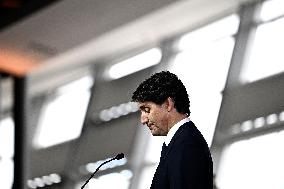 Justin Trudeau At Change Of Command Ceremony - Ottawa