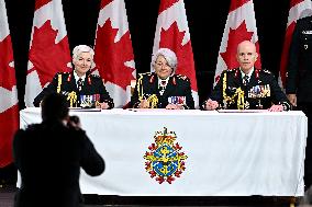 Justin Trudeau At Change Of Command Ceremony - Ottawa