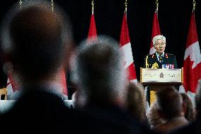 Justin Trudeau At Change Of Command Ceremony - Ottawa