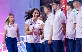 Polish Athletes Take Olympic Oath