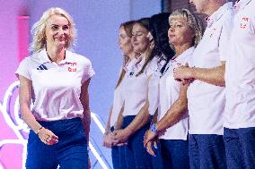 Polish Athletes Take Olympic Oath