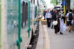 Daily Life In Downtown Brampton, Ontario, Canada, On July 18, 2024.