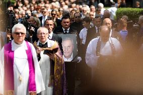 Jerzy Stuhr's Funeral In Krakow