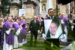 Jerzy Stuhr's Funeral In Krakow