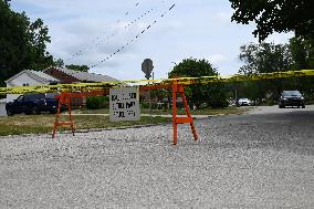 Investigators At Trump Rally Shooter Thomas Matthew Crooks Home In Bethel Park, Pennsylvania