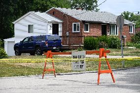 Investigators At Trump Rally Shooter Thomas Matthew Crooks Home In Bethel Park, Pennsylvania