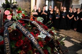 Jerzy Stuhr's Funeral In Krakow