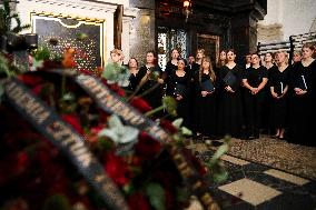 Jerzy Stuhr's Funeral In Krakow