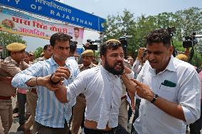 Rajasthan University Students Protest In Jaipur