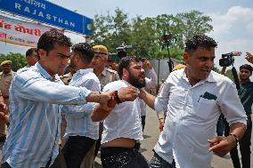 Rajasthan University Students Protest In Jaipur