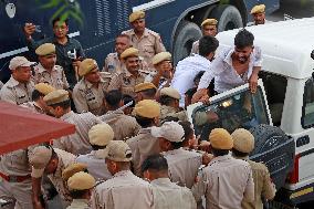 Rajasthan University Students Protest In Jaipur