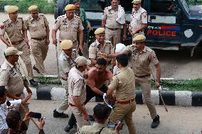 Rajasthan University Students Protest In Jaipur