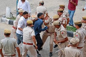 Rajasthan University Students Protest In Jaipur