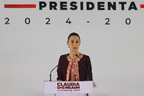 Claudia Sheinbaum Presents Members For Her Government Cabinet