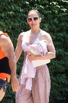 Jennifer Lopez Leaves The Gym - The Hamptons