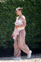 Jennifer Lopez Leaves The Gym - The Hamptons