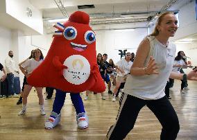 Paris 2024 - Olympic Mascots Dance Rehearsal