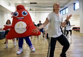 Paris 2024 - Olympic Mascots Dance Rehearsal