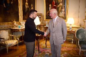 Zelensky Meets King Charles - UK