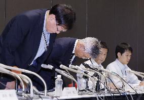 Japan Gymnastics Association chief meets press over Miyata