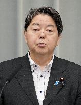 Japan's top gov't spokesman Hayashi