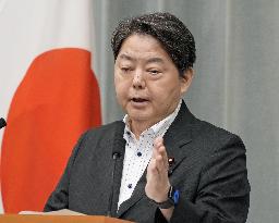 Japan's top gov't spokesman Hayashi