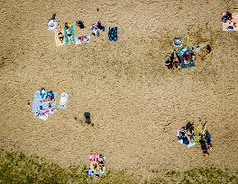 People Enjoying Warm Summer Weather - Netherlands