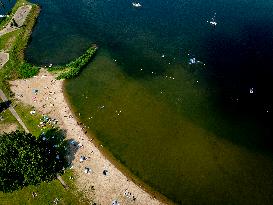 People Enjoying Warm Summer Weather - Netherlands