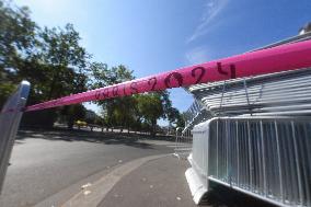 Paris 2024 - Parisians Cope With Security Perimeter