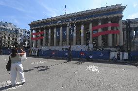 Paris 2024 - Parisians Cope With Security Perimeter