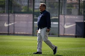 Spanish football La Liga match - FC BARCLEONA TRAINING SESSION