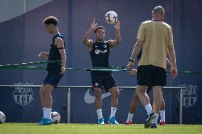 Spanish football La Liga match - FC BARCLEONA TRAINING SESSION